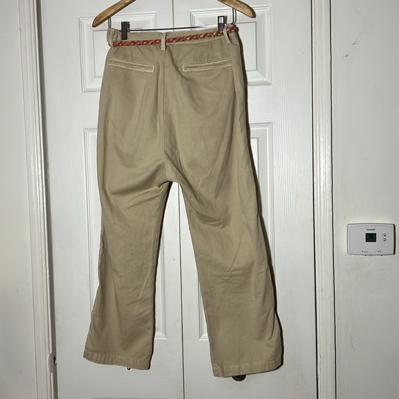 The GREAT. Tan Pant With Braided Belt 27 - Picture 4 of 10